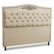 Cabeceira Estofada Cama Box Casal Queen Size Belize 160cm Linho Areia - Desk Design