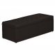 Calçadeira Casal Baú 160cm Toskana Suede Marrom - DS Estofados