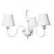 Lustre 3L Simples 3 Flores P Branco Quarto Bebê Infantil Menina Menino