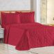 Cobre Leito Queen Bouti Mavie Floral Micropercal 180 Fios 3 Peças - Vermelho