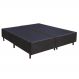 Base Para Cama Box Casal Bipartido 158cm Suede Liso Love Story Hf Marrom- Gazin