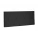 Painel para Cama Box King Aquilla Suede Preto