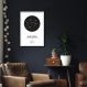 Quadro Signos do Zodíaco Sagitário 86x60 Caixa Preto