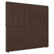 Cabeceira Cama Box Casal Queen Size Ivana 160cm Veludo Marrom - Desk Design