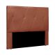 Cabeceira Decorativa Queen Size 1,60M Yves Veludo Cobre G63 - Gran Belo