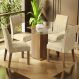 Conjunto Sala de Jantar Madesa Maria Mesa Tampo de Vidro Redondo com 4 Cadeiras - Rustic/Imperial