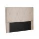Cabeceira Aquilla Para Cama Box King 195 cm Suede Bege - D'Rossi