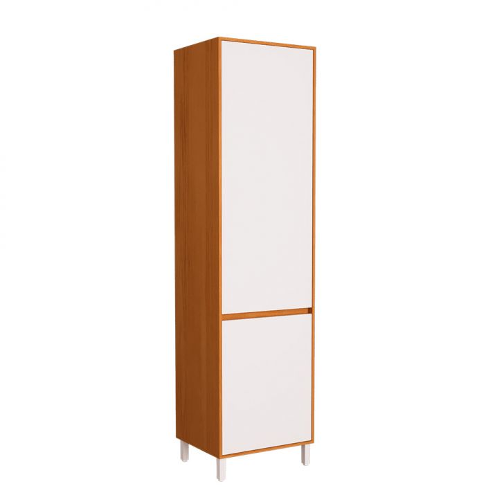 Paneleiro Denver 2 Portas Freijó e Branco