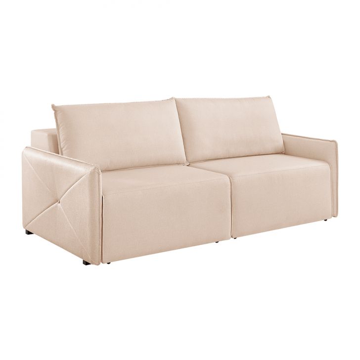 Image of Sofá 3 Lugares Retrátil Urban Linho Bege 200 Cm PLA-ES745UP22QJTMOB