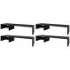 Kit 04 Suportes Para Monitor Stand Home Office Lap 90 cm L03 Preto - Lyam