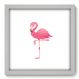 Quadro Decorativo - Flamingo - 33cm x 33cm - 034qnsbb