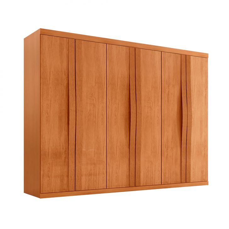 Guarda-roupa Casal Fusion 100% Mdf 6 Portas 6 Gavetas Nauralle