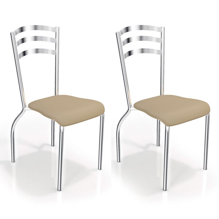 Conjunto 2 Cadeiras Portugal Nude