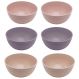 Kit 6 Cumbucas Bowl de Bambu Sortido 15x7cm Lyor Sobremesa C
