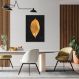 Quadro Gold Leaf 60x43 Filete Marrom