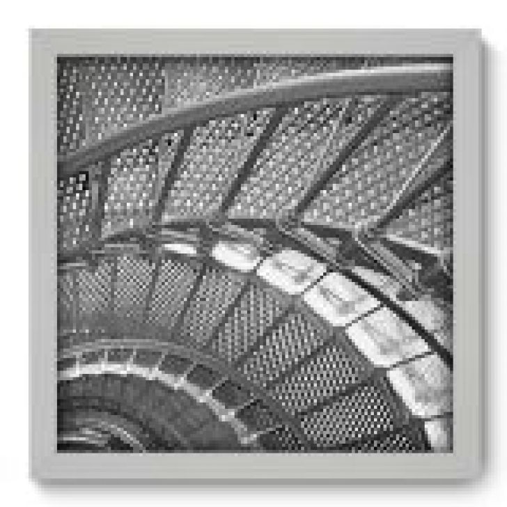 Quadro Decorativo - Escada - 33cm x 33cm - 054qndbb