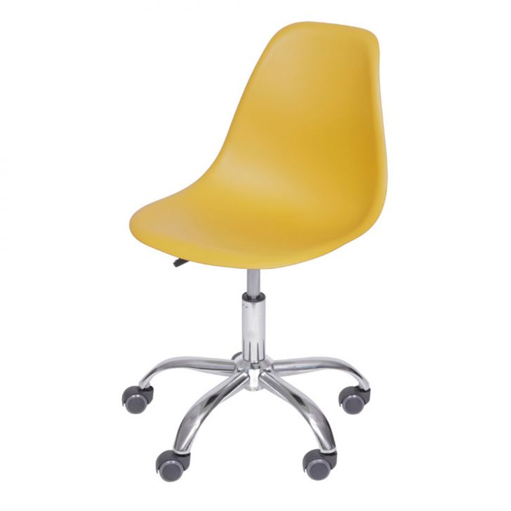 Cadeira de Escritório Secretária DKR Eames Açafrão