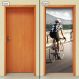 Adesivo Decorativo de Porta - Ciclista - Fitness - 1716cnpt