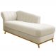 Recamier Vanessa 160cm Lado Direito Corano Bege - Amarena Móveis
