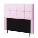 Cabeceira Estofada Poliana 160CM Queen Strass Suede Rosa - D A DECOR