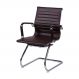 Cadeira de Escritório Eames Esteirinha Baixa Fixa - PU Café