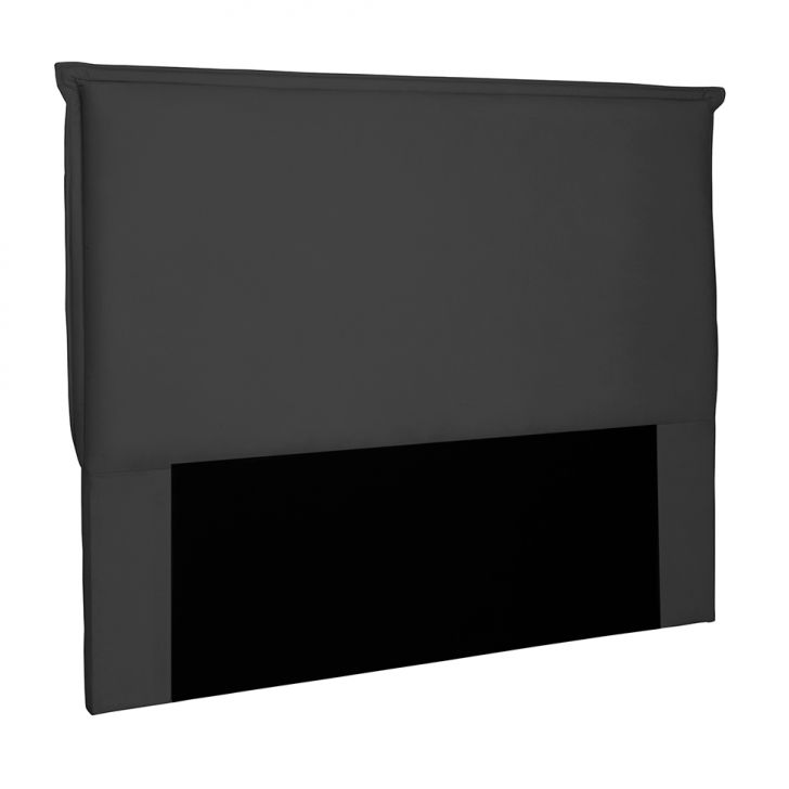 Cabeceira Solteiro Veneza Suede Preta