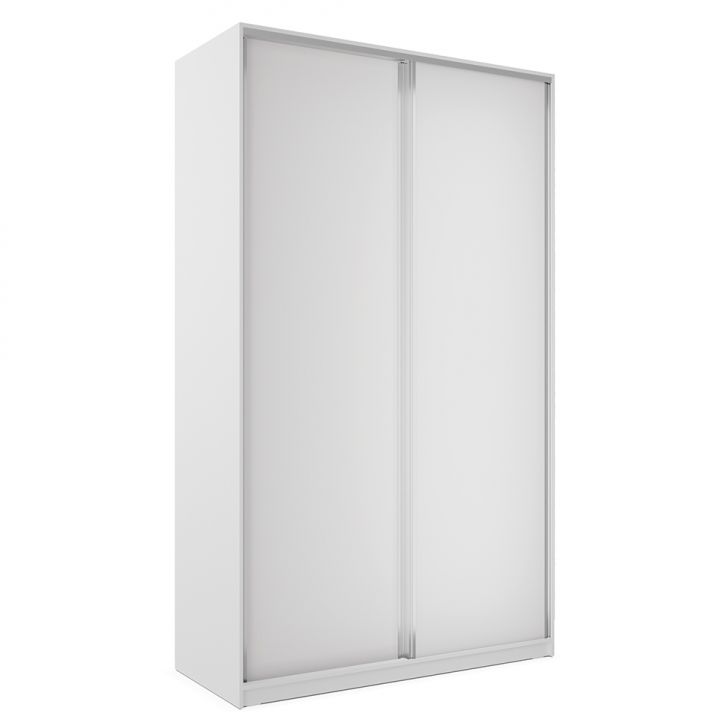 Guarda-roupa Solteiro Zermatt 100% Mdf  2 Portas 3 Gavetas Branco