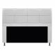 Cabeceira Munique 160 cm Queen Size Suede Branco - Amarena Móveis