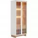 Cristaleira 2 Portas 1 Gaveta Guanabara Off White Freijo CLB