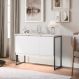 Buffet de Luxo Viareggio Branco Preto