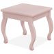 Banqueta Para Penteadeira Em MDF 022034 Rose LPA