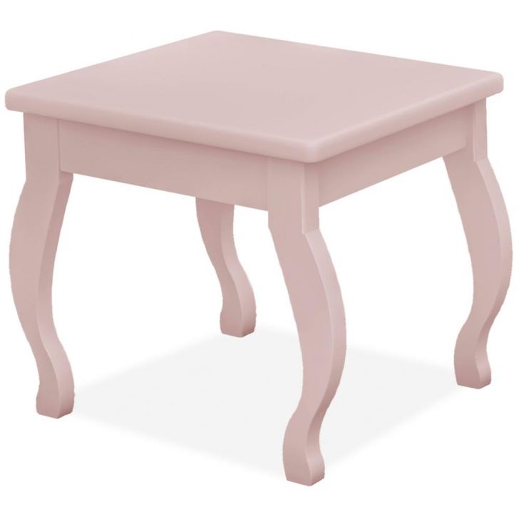 Banqueta Para Penteadeira Em MDF 022034 Rose LPA