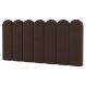Painel Cabeceira Cama Box Solteiro Lana 90cm Suede Marrom - Desk Design