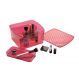 Conjunto Com 3 Caixas Rosas Organizadoras Multi-uso Pessoal