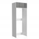 Porta Geladeira Madesa Lux 1 Porta Basculante - Branco/Cinza