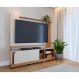 Estante para Home Theater e TV até 75 Polegadas Jurerê 2 PT Off White e Freijó
