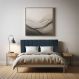 Cabeceira Casal 1,95m Londres Suede Azul Marinho Dal Poz Estofados