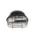 Tartaruga Preto Com Ferro E Vidro 1 Lamp - Nacional Iluminação