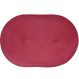 Kit 6 Americano Requinte Liso para Mesa Oval 30x45cm Bordô