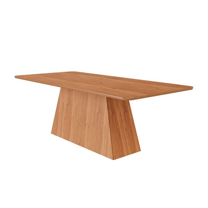 Mesa de Jantar Retangular com Tampo MDF Helena Cinamomo 210 cm