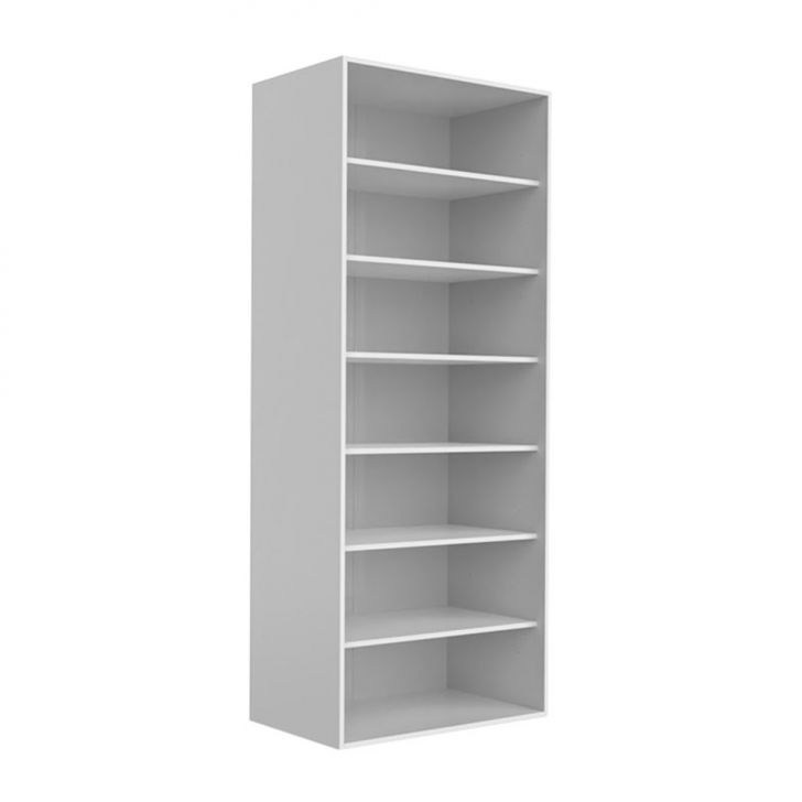 Guarda-roupa Modulado New Tuyo 6 Prateleiras Branco 90 Cm