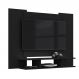 Estante Painel EJ Televisão 22 32 40 42 47 48 Polegadas com Nichos Sala Quarto Pequeno- Preto – RPM