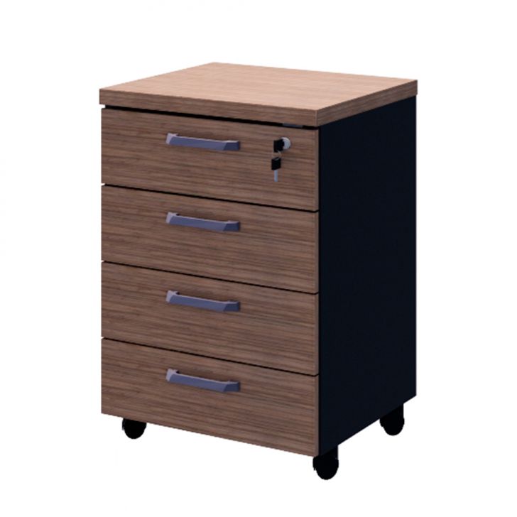 Gaveteiro Yaris 4 GV Ameixa e Preto