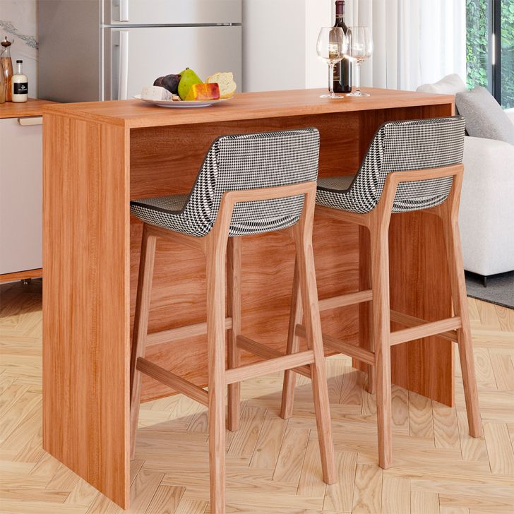 Bancada Ilha Domus 100% MDF Cinamomo 125 cm