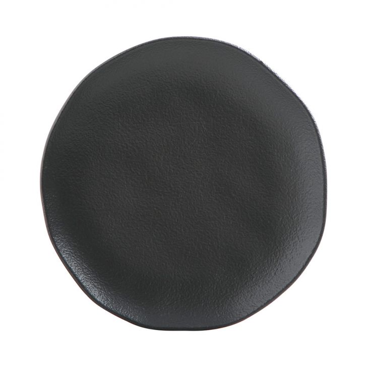 Prato de Sobremesa Matte Preto