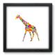 Quadro Decorativo - Girafa - 296qdsp