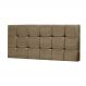Painel Cabeceira Casal King 195cm Para Cama Box Espanha Suede Capuccino - DS Estofados