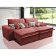 Sofá Retrátil e Reclinável 2,12m com Molas Ensacadas Cama Inbox Supreme Tecido Suede Velusoft Vermelho