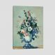 Quadro Paul Cézanne Flowers In A Rococo Vase Tela No Chassi 95X63Cm