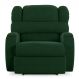 Poltrona do Papai Sala de Cinema Reclinável Kylie Power Elétrica Veludo Verde Esmeralda G23